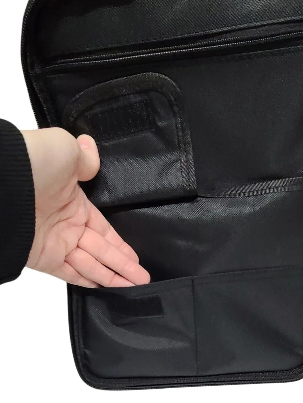 Black & White  Protective Zippered Carrying Case Sleeve with Handle Bag